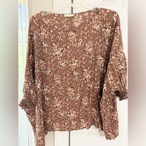 Oddi 3/4 length sleeve top
